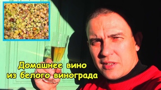 Домашнее вино из белого винограда