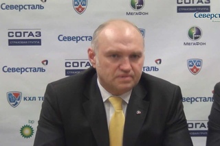 Пресс-конференция с тренерским штабом ХК Северсталь ()