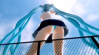 [360° VR] 巨大ミクちゃんでダーリン [MMD Giantess POV]