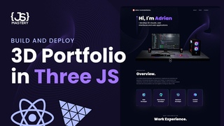 Build and Deploy an Amazing 3D Web Developer Portfolio in React JS | Beginner  Tutorial