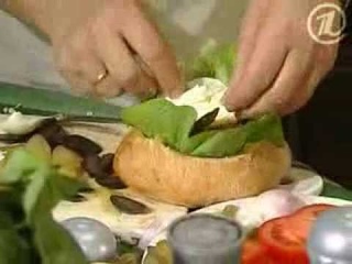 Тунисский бутерброд (Tunisian sandwich)