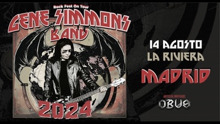Gene Simmons Band  Madrid 2024 Sala La Riviera