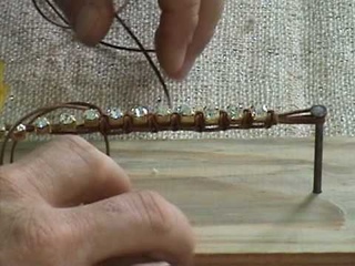 Pulseira Macramê strass
