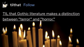 Horror vs Terror