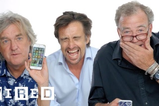 Jeremy Clarkson, Richard Hammond & James May Show Us the Last Thing on Their Phones | WIRED