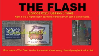 The Flash episode 8x20 - season 8 Finale scenes with Grant Gustin & returning actor