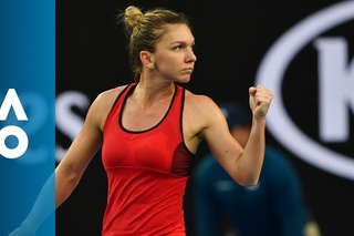 Simona Halep v Eugenie Bouchard match highlights (2R) | Australian Open 2018