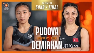 Evin DEMIRHAN (TUR) vs. Natalia PUDOVA (UWW) | RANKING SERIES 2025 | Gold Medal | WW 50Kg
