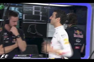 Ricciardo Dancing & Joking (German GP 2014)