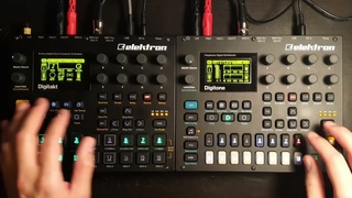 seriously the best combo (digitakt & digitone)
