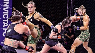 Olga Rubin and Katharina Lehner Put on Fight of the Night! Invicta FC 62