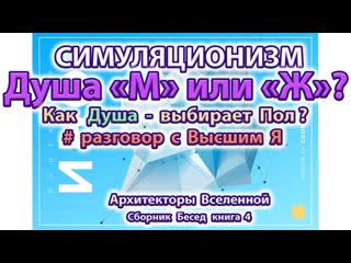 Как Душа Выбирает Пол Мужчина, Женщина. Высшее Я.