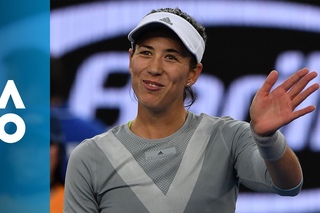 Garbiñe Muguruza v Jessika Ponchet match highlights (1R) | Australian Open 2018