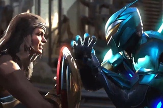 Чудо женщина и Синий Жук в Injustice 2