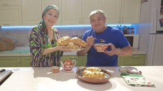 УЗБЕКСКИЕ ЛЕПЁШКИ С МЯСОМ ГУШТЛИ НОН! СОЧНАЯ НАЧИНКА КАК БУЛЬОН!