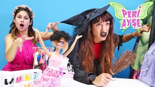 Peri Aye. Сad mit Barbie'yi gzellik yarmasnda irkinletiriyor! Kz videolar