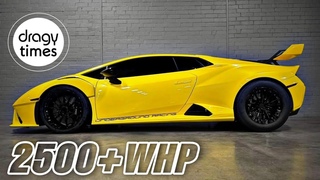 THE FASTEST STREET CAR EVER  from 100-200 Km/h | Greg's Underground Racing Twin Turbo Huracan STO