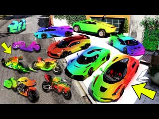 УГНАЛ КУЧУ ВОЛШЕБНЫХ ЧИТ ТАЧЕК ЗА 180 СЕКУНД В ГТА 5! БИТВА ВОРОВ В GTA 5 ONLINE!