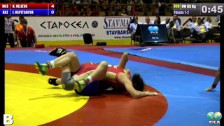 Finale 1-2 Women's freestyle 65 Kg (RUS) Khanum VELIEVA vs (KAZ) Irina KAPITANOVA