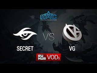 Secret vs VG, NYC Finals, Grand Final, Game 3